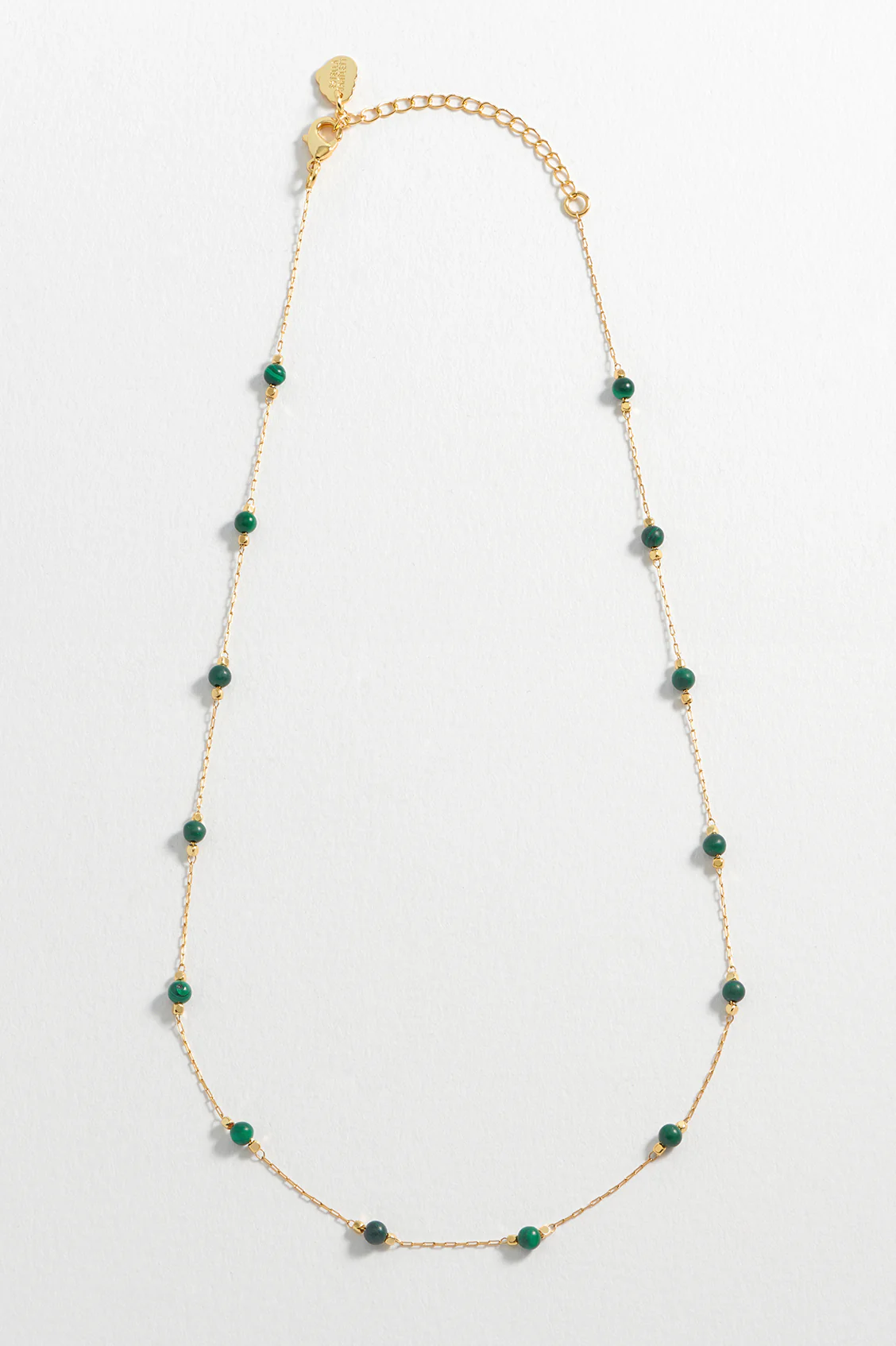 Wellness Malachite Gemstone Bead Necklace - Image 5