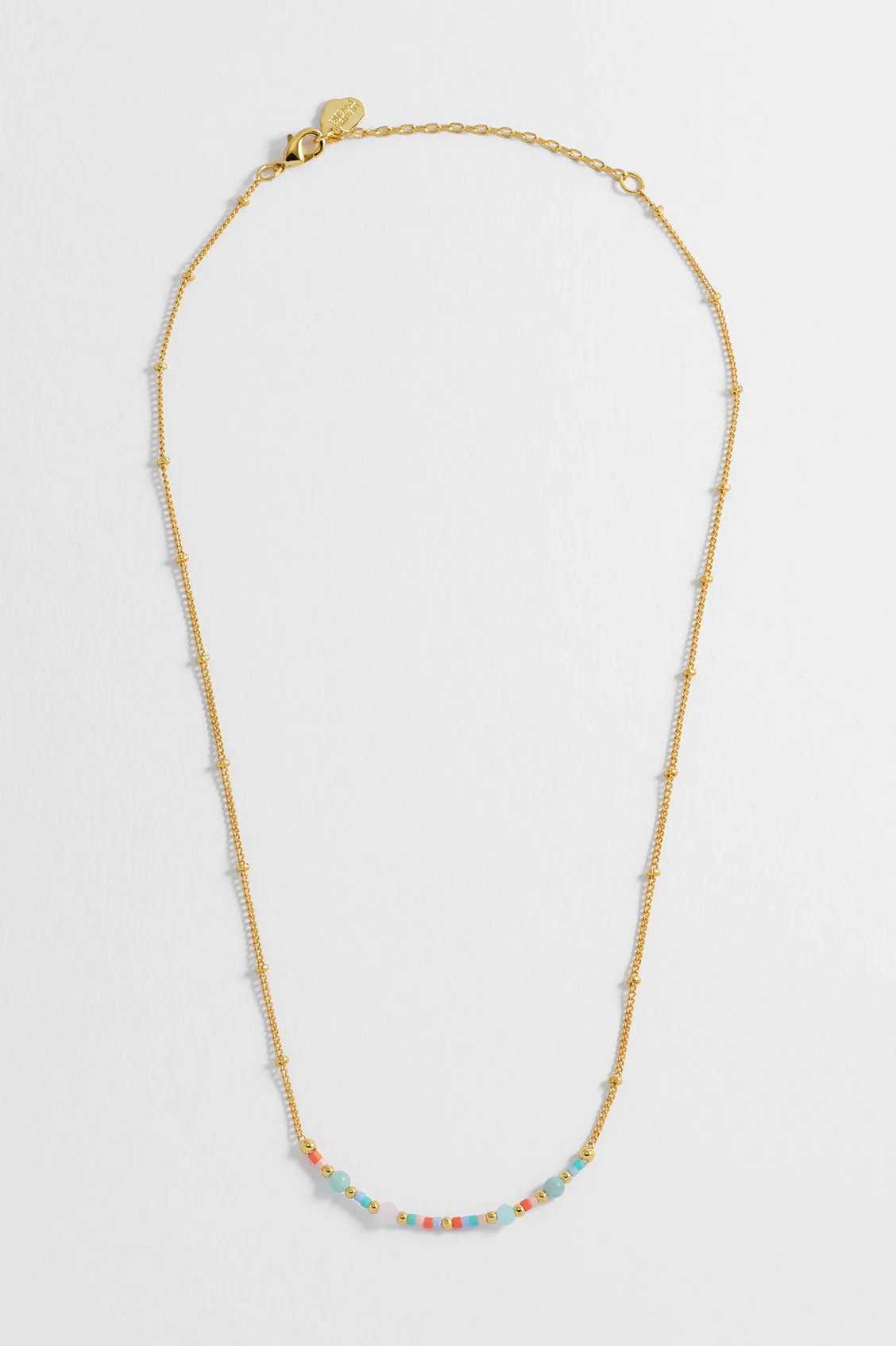 Mini Mixed Beaded Chain Necklace - Image 5