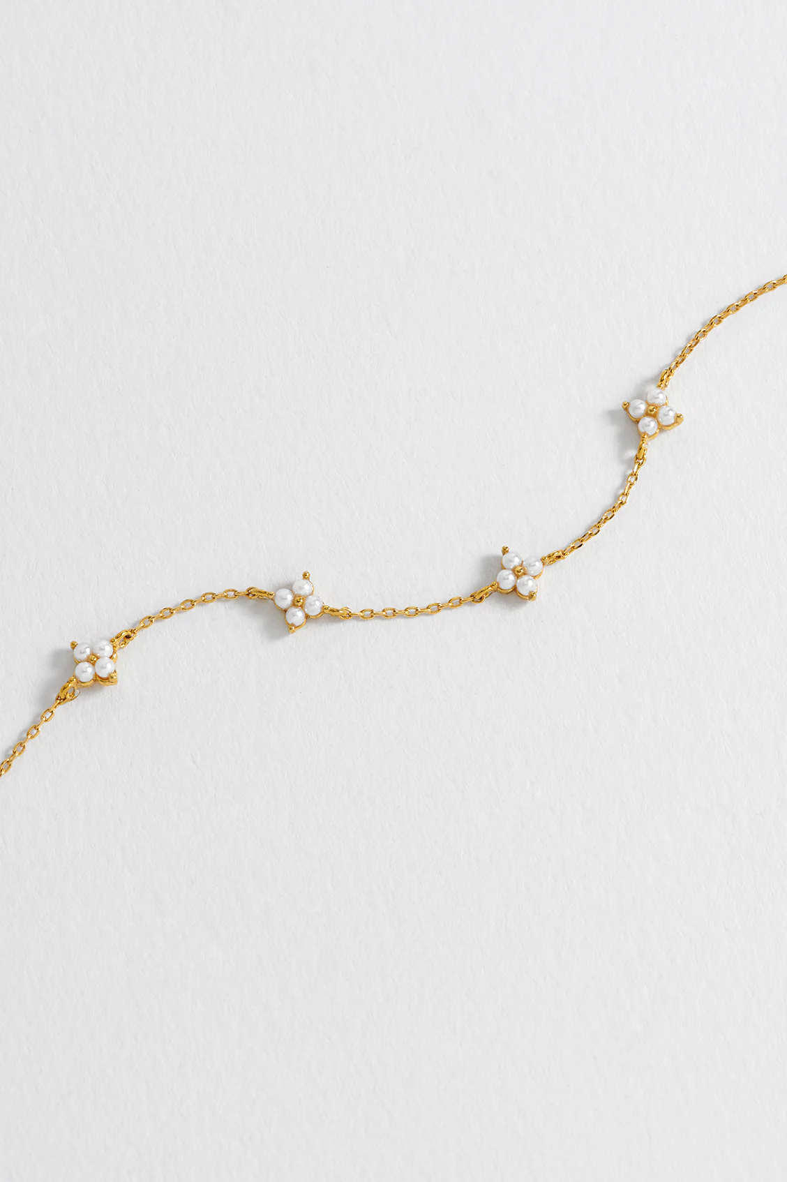 Mini Pearl Flower Bracelet - Image 6