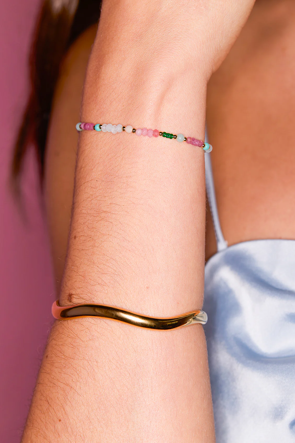 Molten Open Cuff Bangle - Image 2