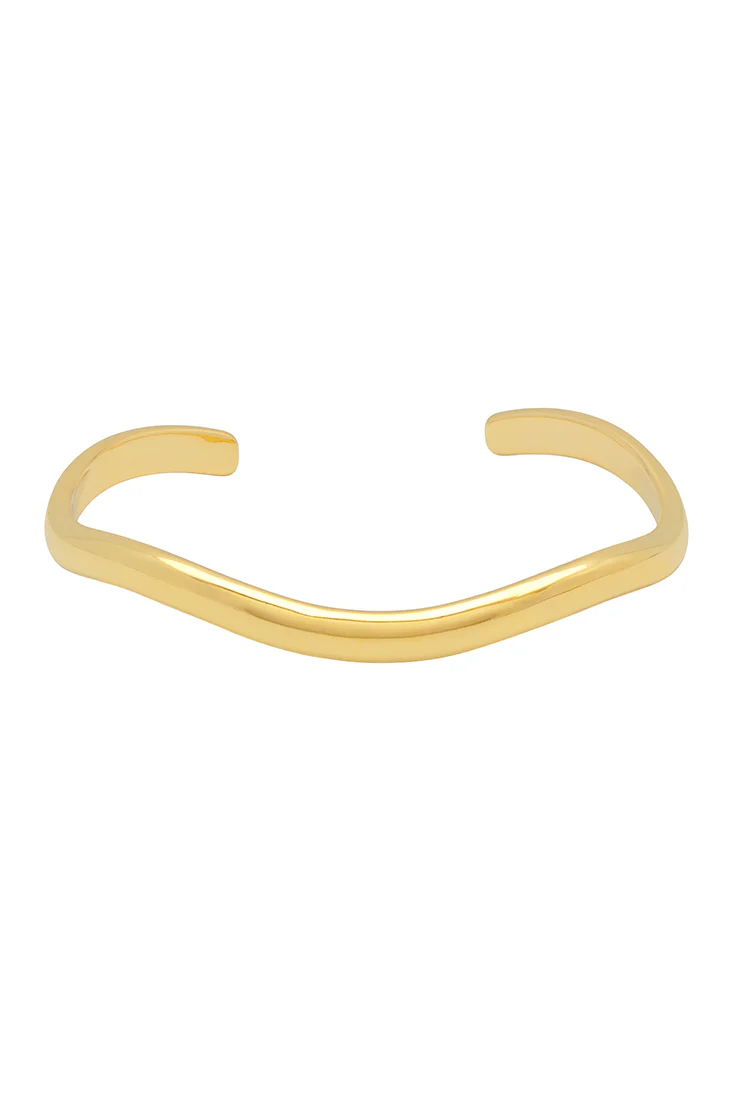 Molten Open Cuff Bangle - Image 3
