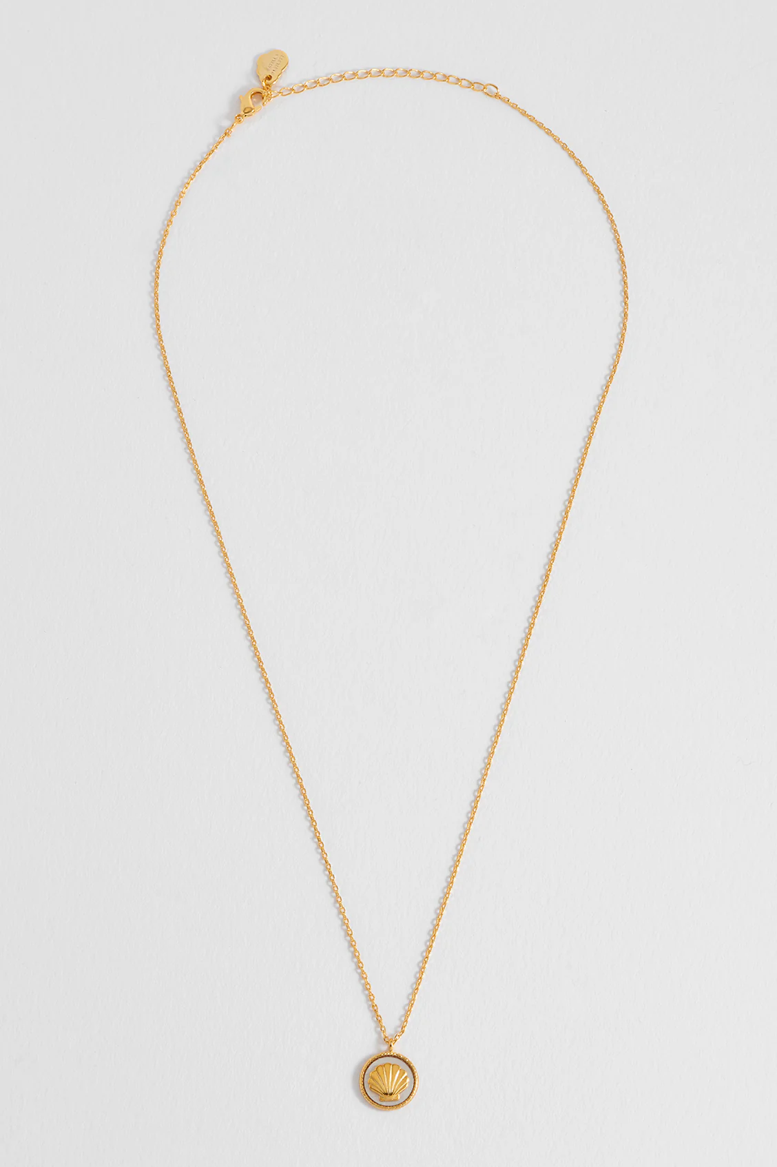 Mother-of-Pearl Seashell Coin Necklace - Image 6