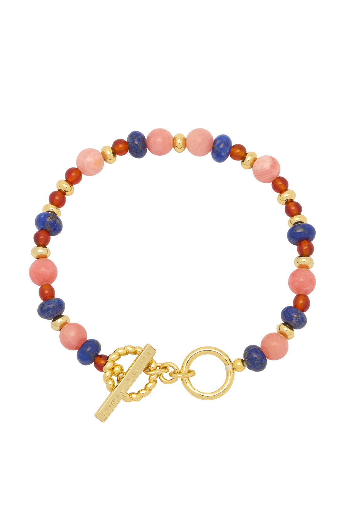 Mixed Gemstone T-Bar Bracelet - Image 3