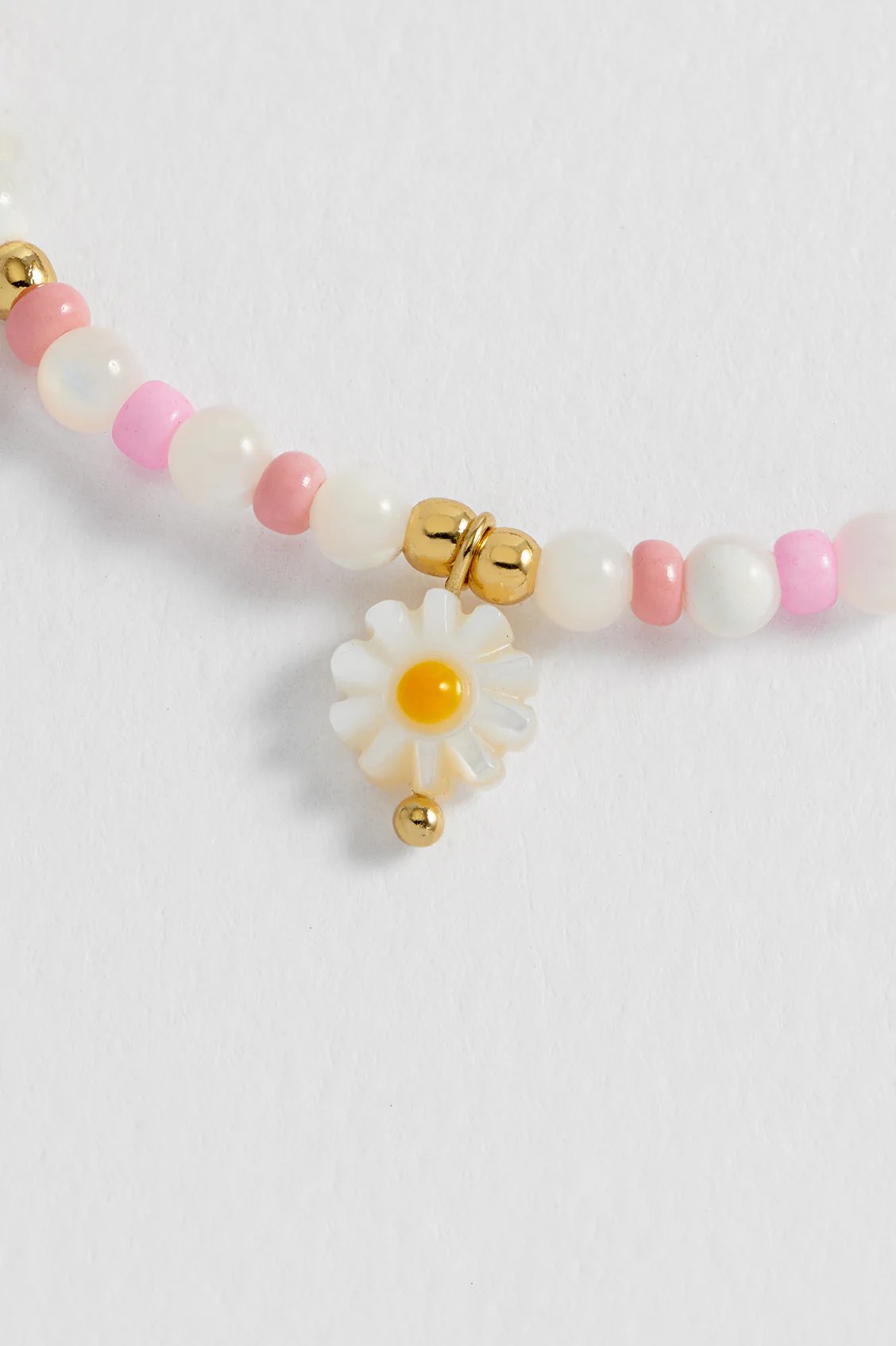 Multi Gemstone Shell Flower Bracelet - Image 5