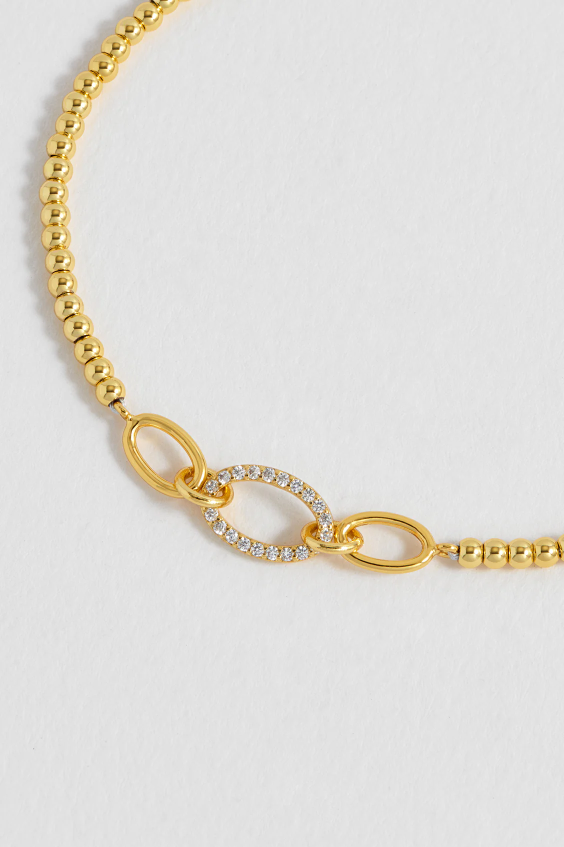 Oval Link CZ Louise Bracelet - Image 4