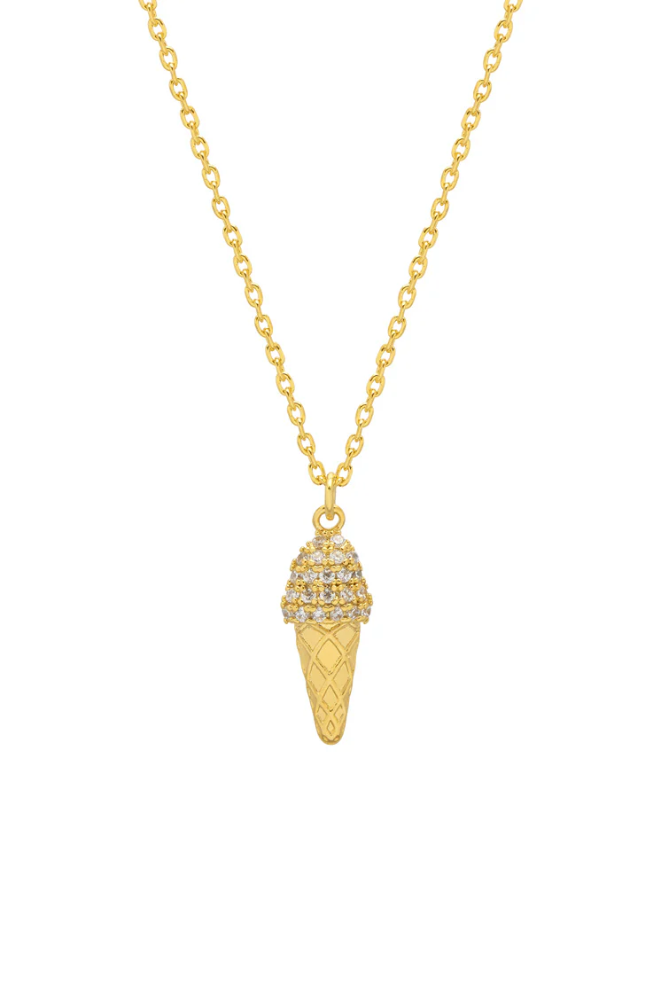 Pave Ice Cream Pendant - Image 3