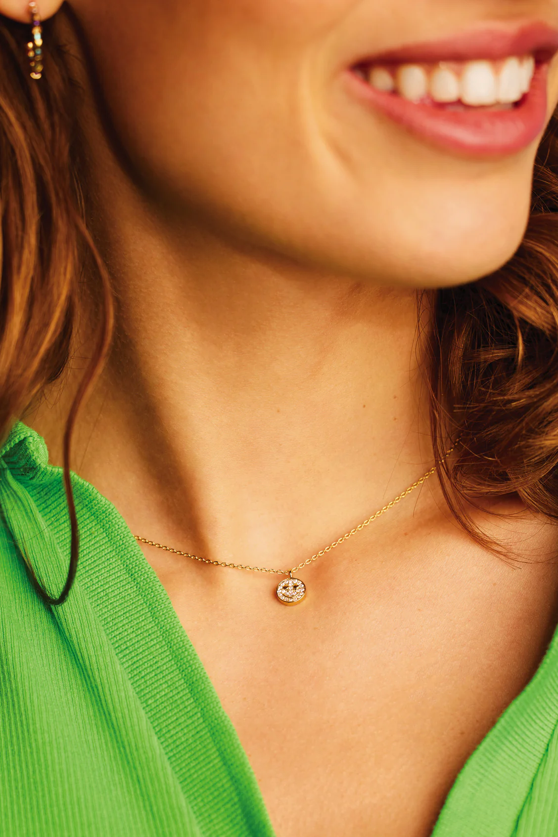 Pave Smile Pendant - Image 4