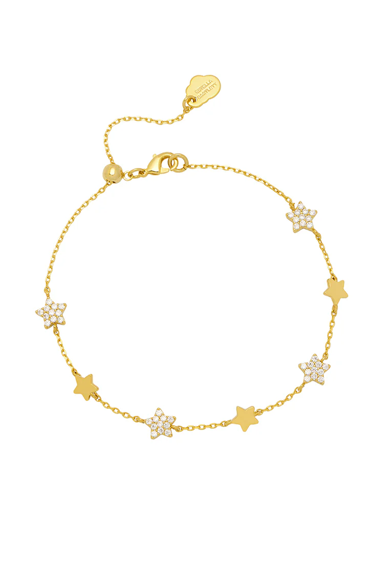 Pave Star Charm Bracelet - Image 3