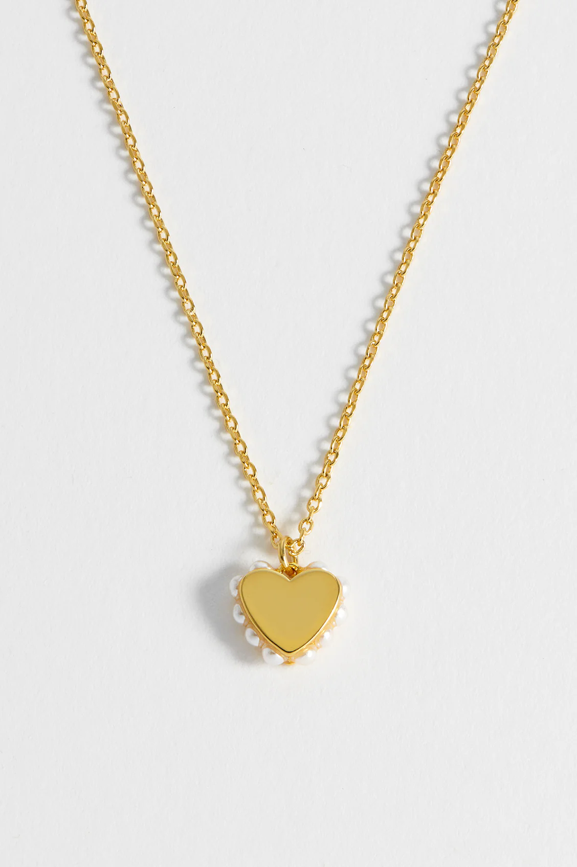 Heart With Side Pearl Necklace - Image 5