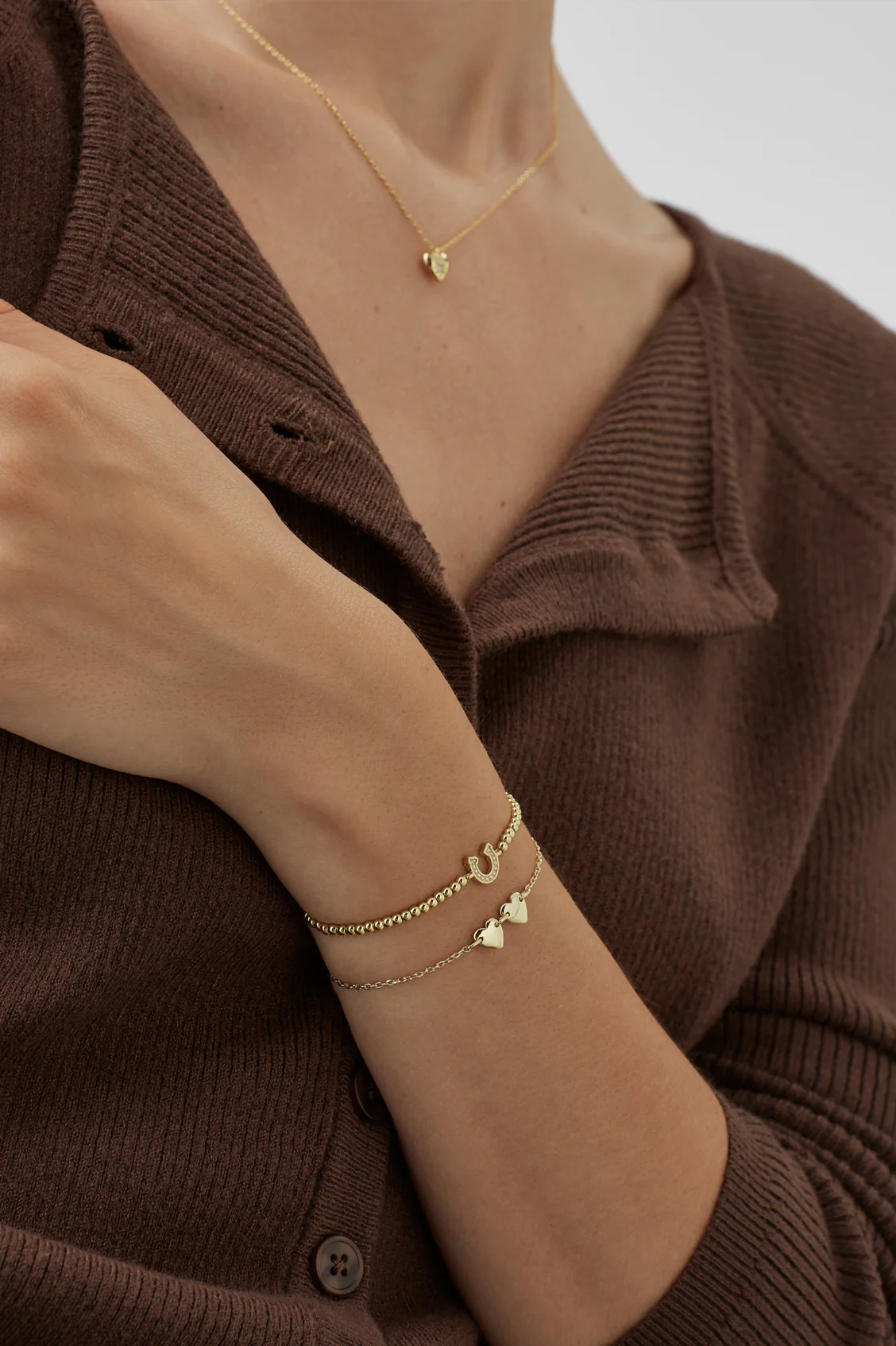 Pearl Horseshoe Sienna Bracelet - Image 5