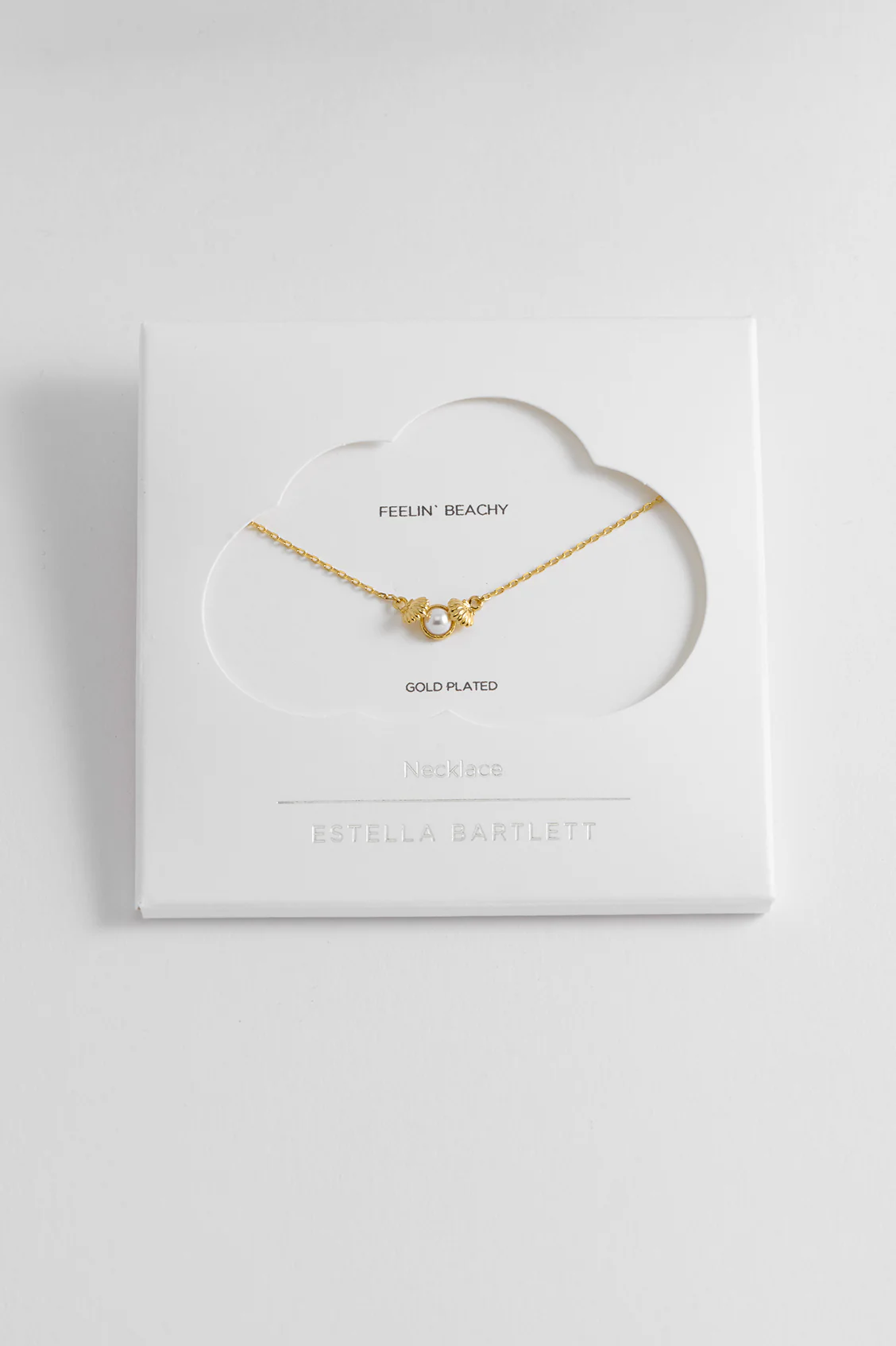 Pearl Scallop Pendant Necklace