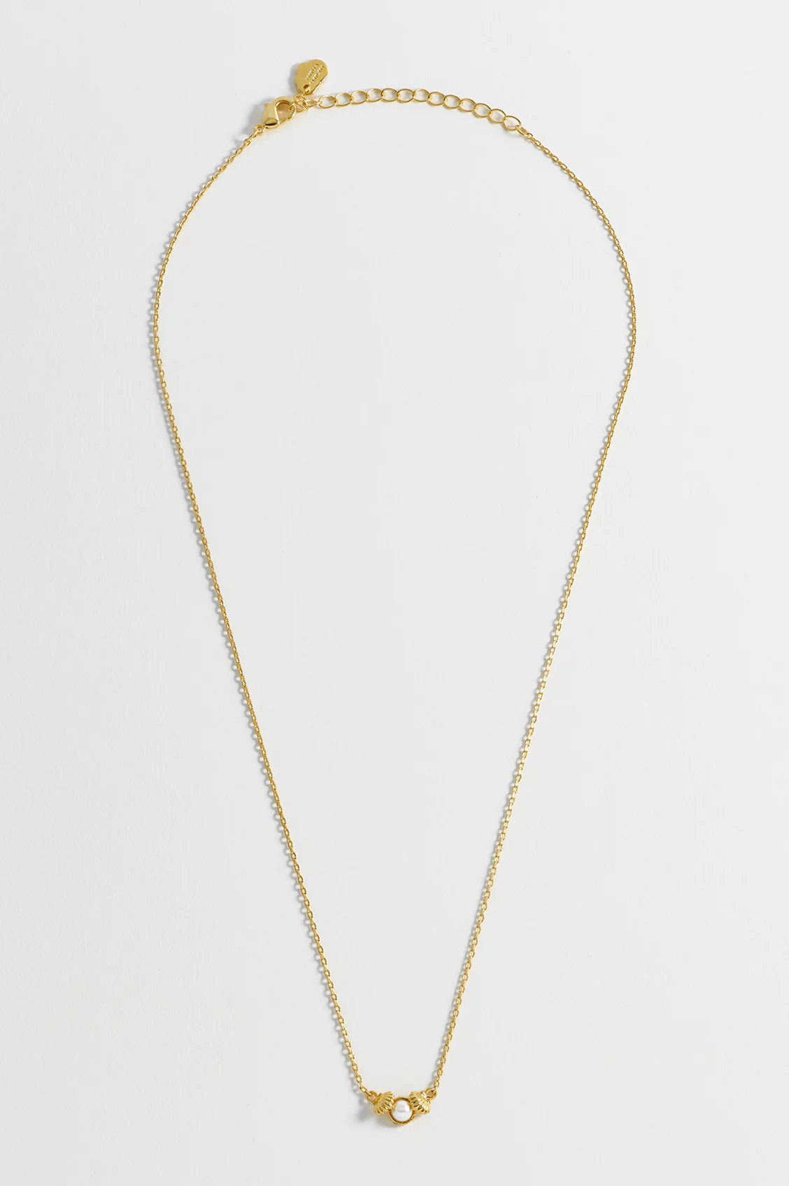 Pearl Scallop Pendant Necklace - Image 7