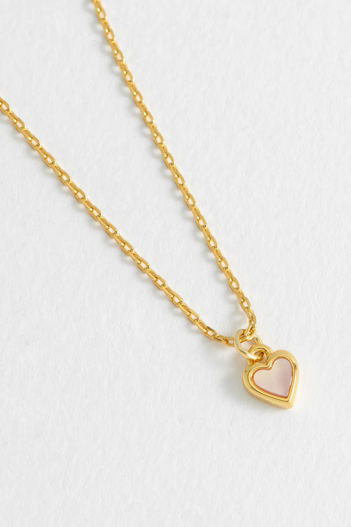 Pink Pearl Heart Necklace - Image 6