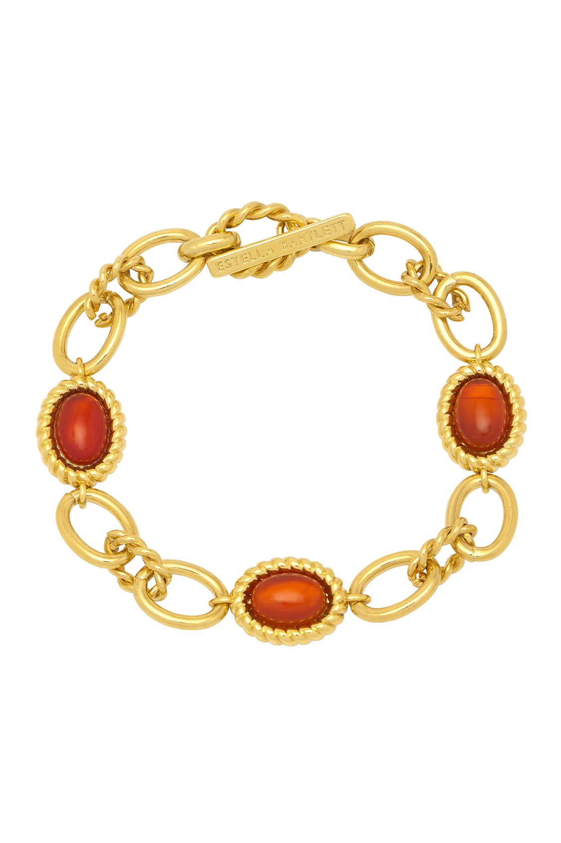 Chunky Gemstone Chain Bracelet - Image 3