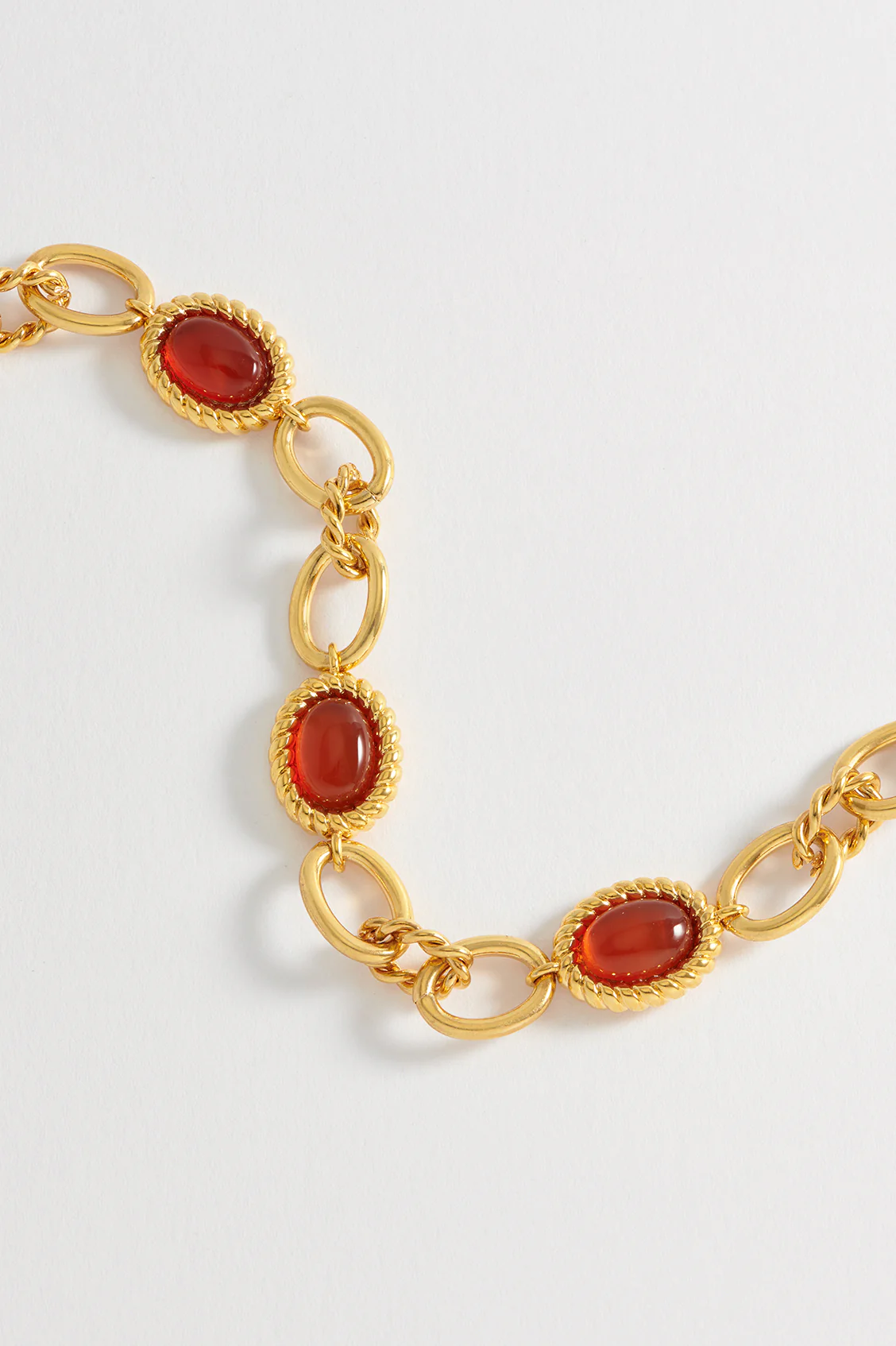 Chunky Gemstone Chain Bracelet - Image 4
