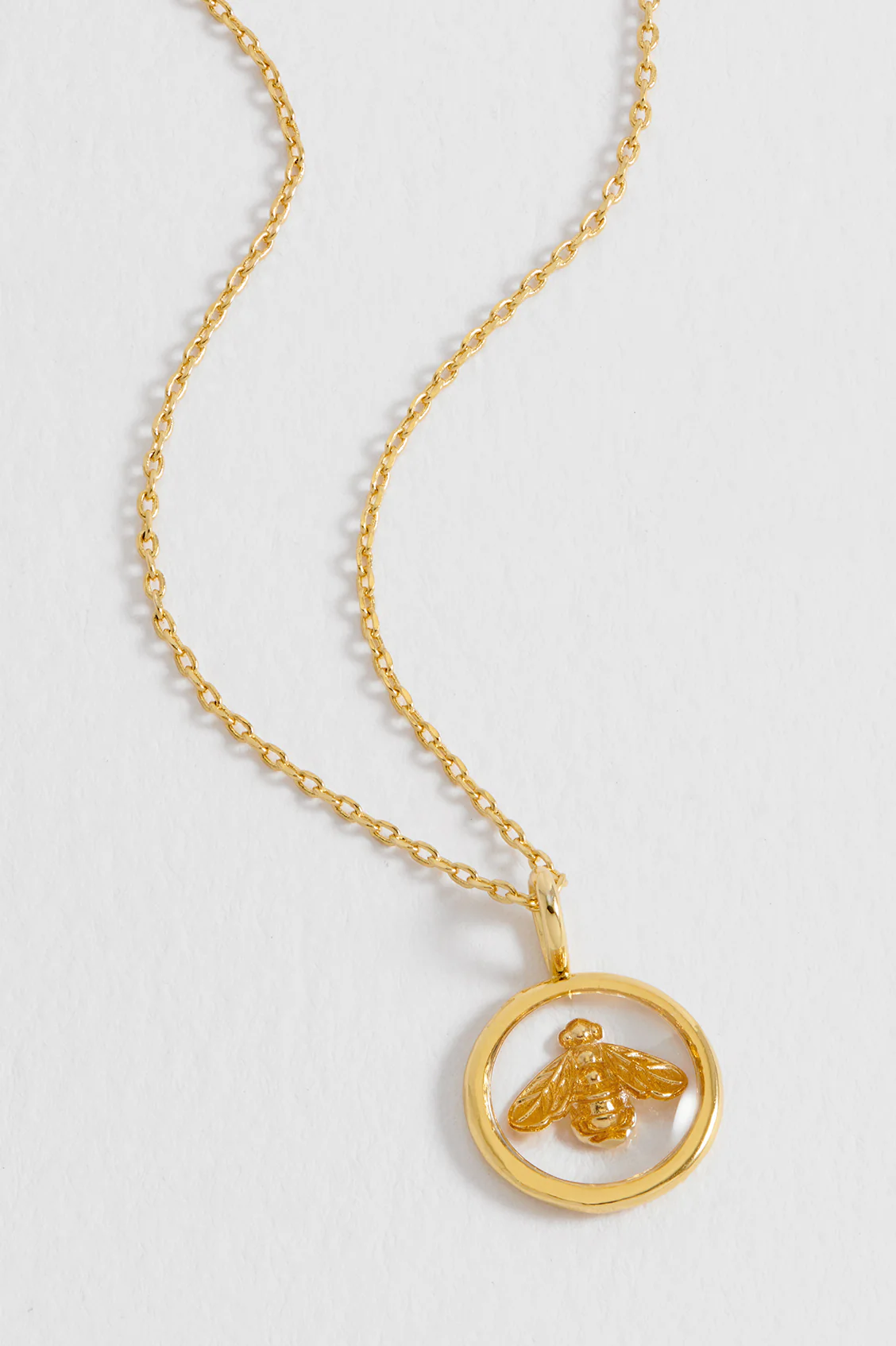 Resin Bee Pendant Necklace - Image 4