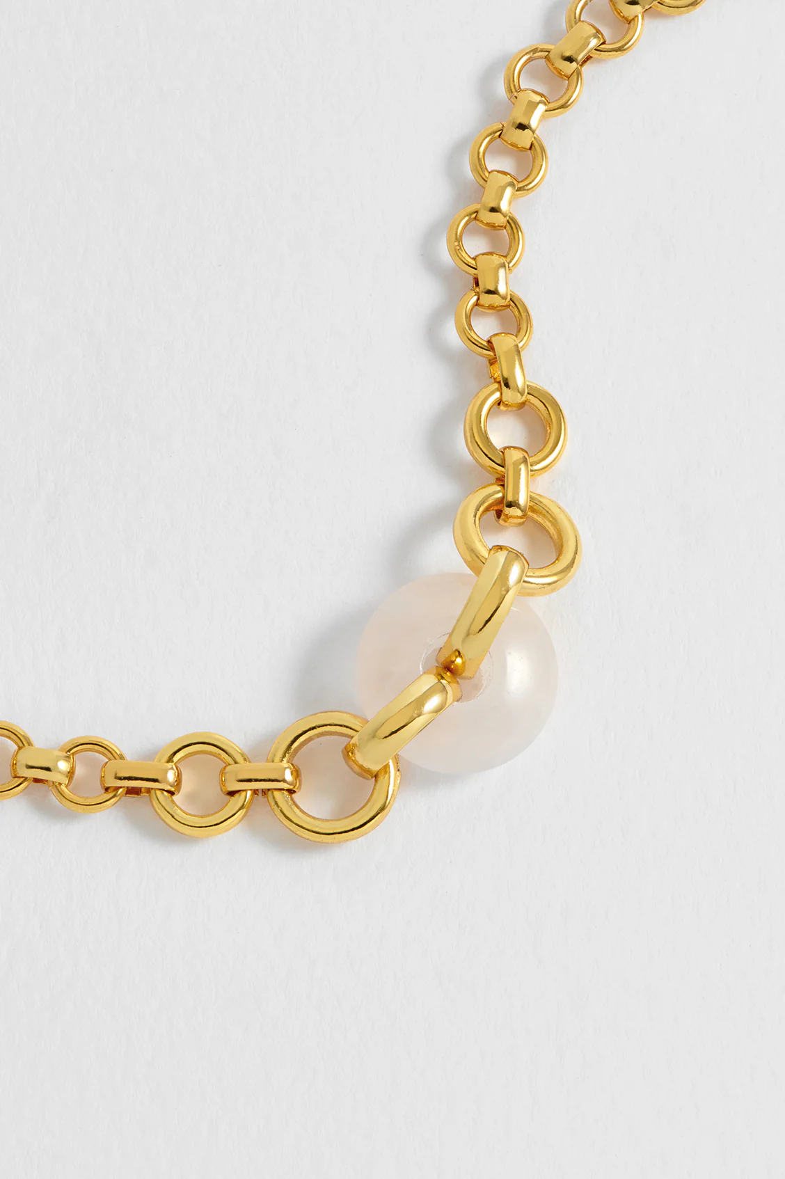 Rose Quartz Graduated Link T-Bar Bracelet - Image 6