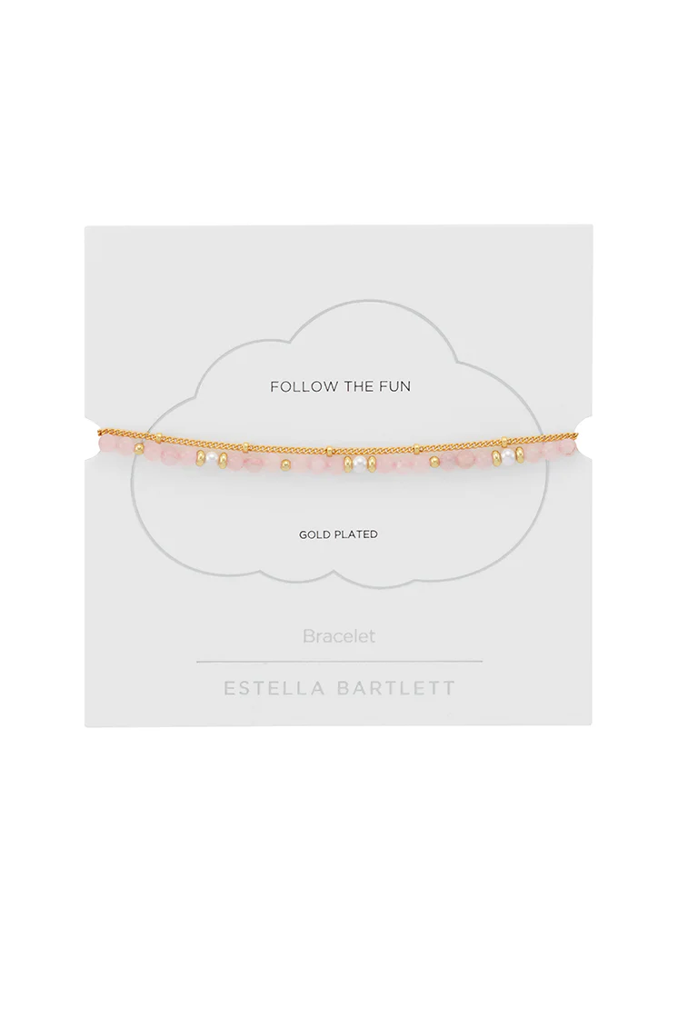 Pearl and Rose Quartz Duo Bracelet - Image 3