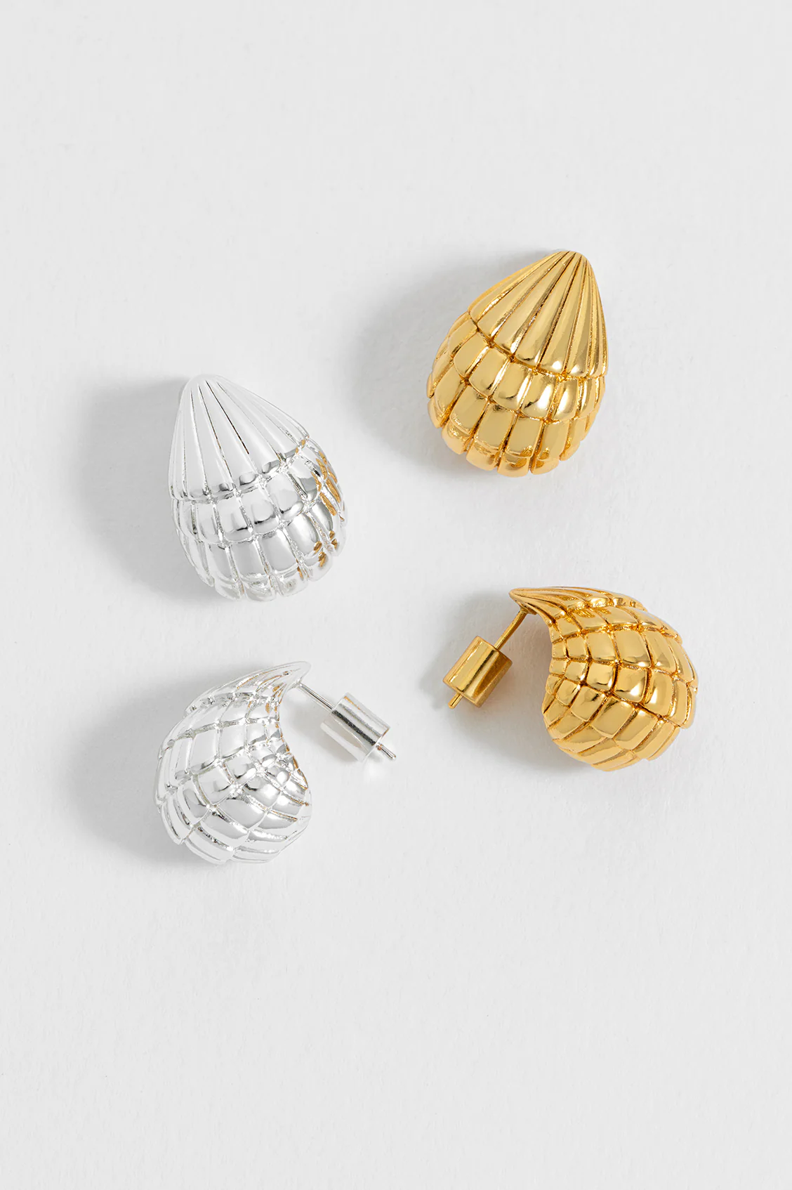 Seashell Teardrop Earrings - Image 5