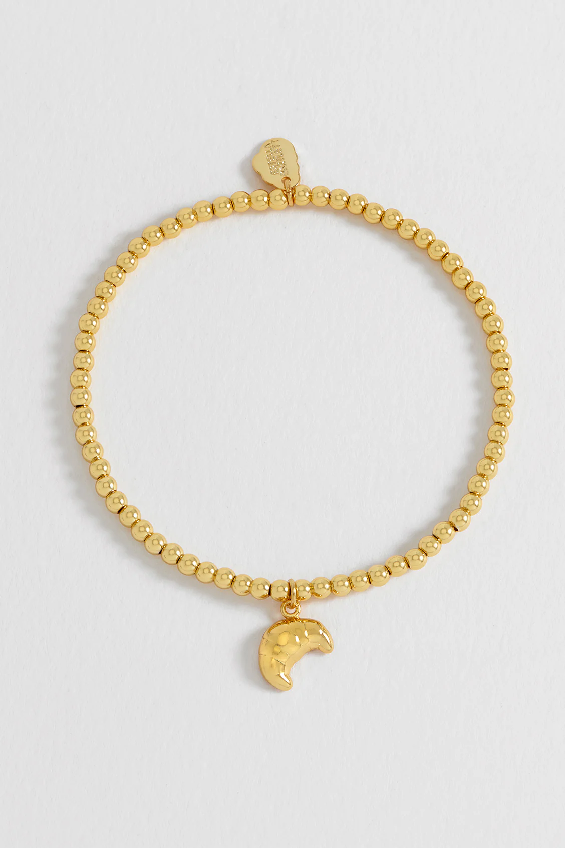Sienna Beaded Croissant Charm Bracelet - Image 2