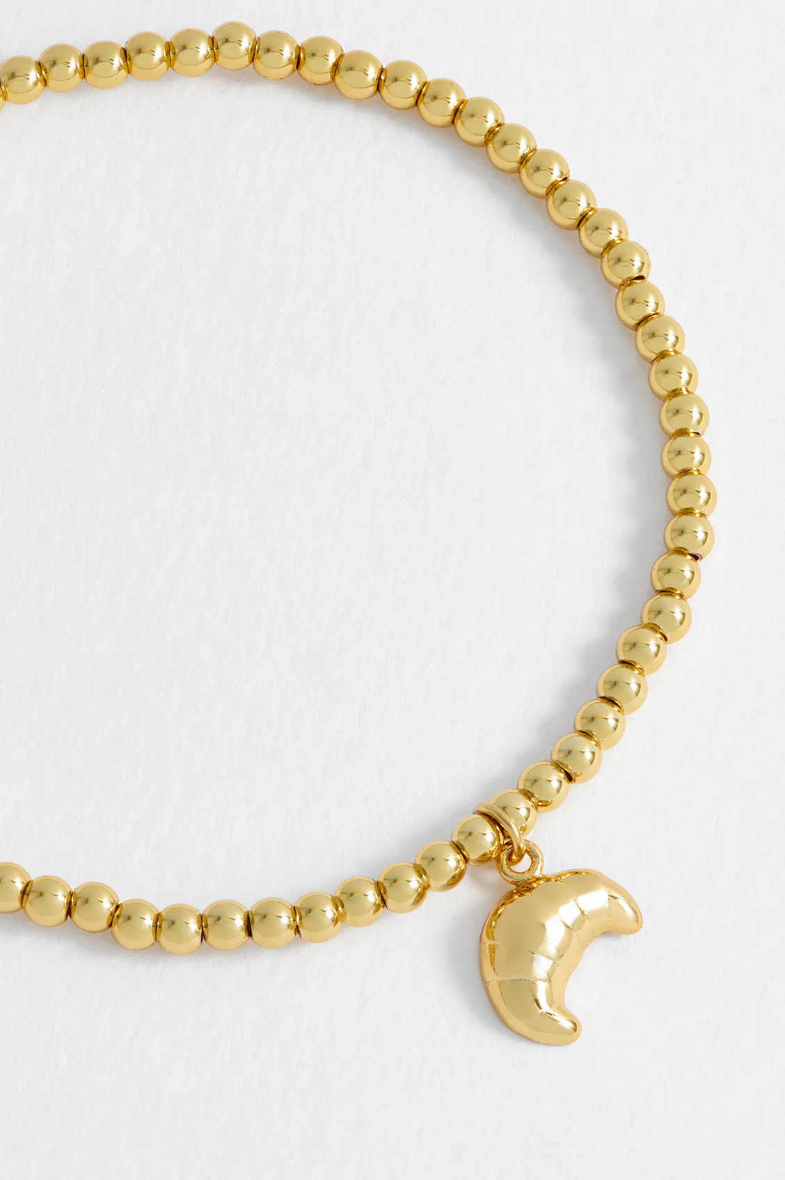 Sienna Beaded Croissant Charm Bracelet - Image 5