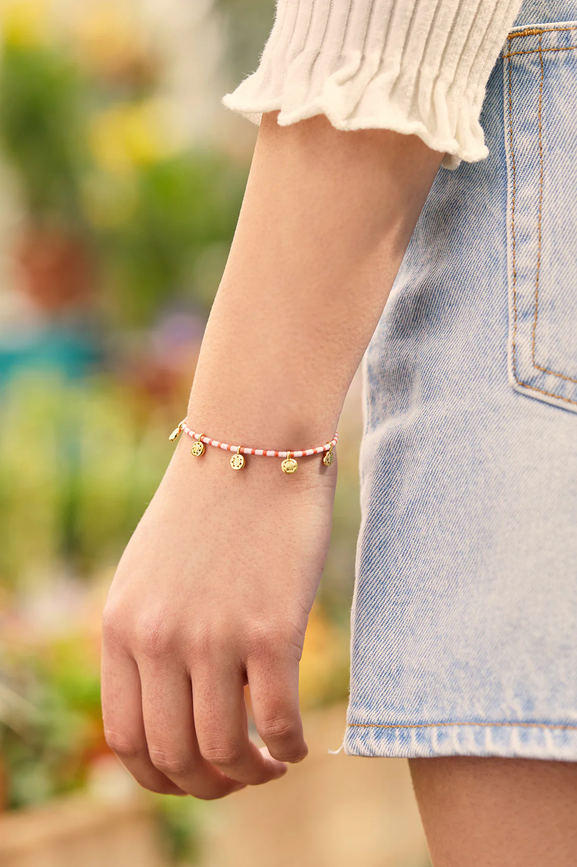 Sun Charm Miyuki Bracelet - Image 4
