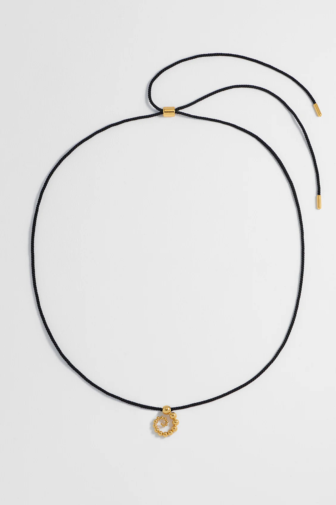 Swirl Cord Necklace - Image 4