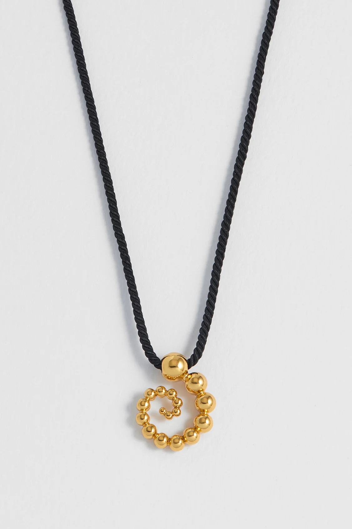 Swirl Cord Necklace - Image 5