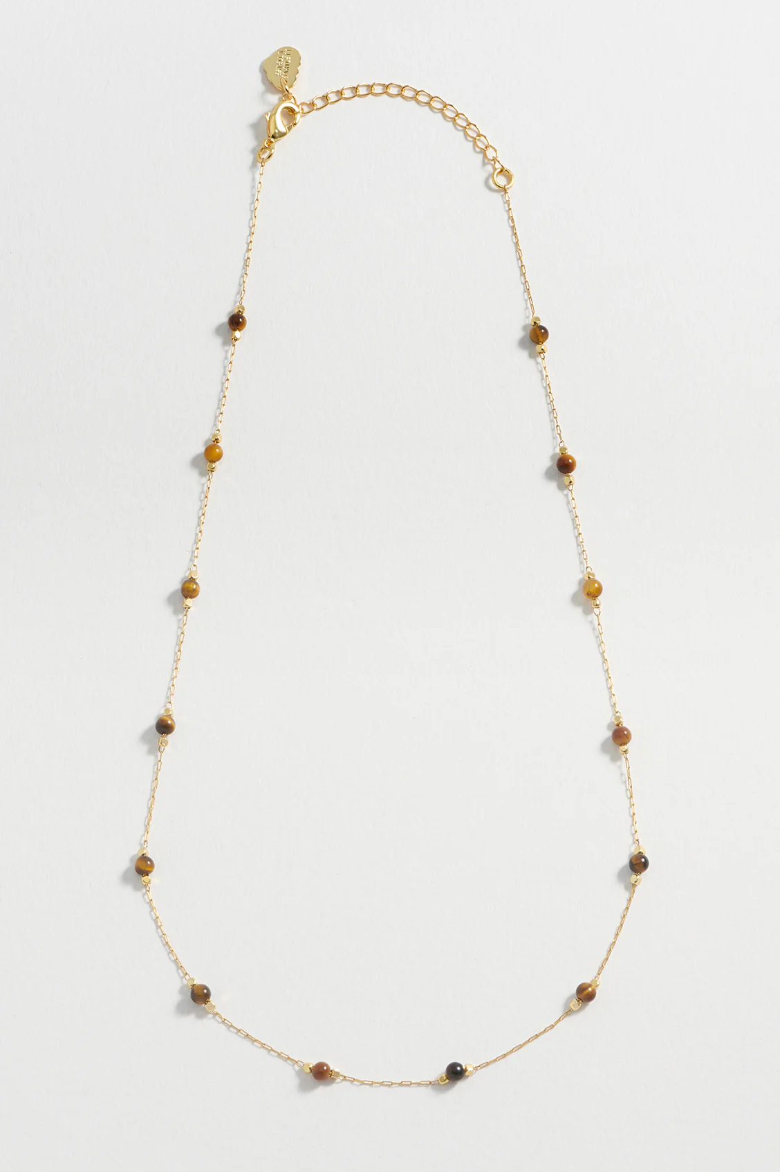Wellness Tigers Eye Gemstone Bead Necklace - Image 5