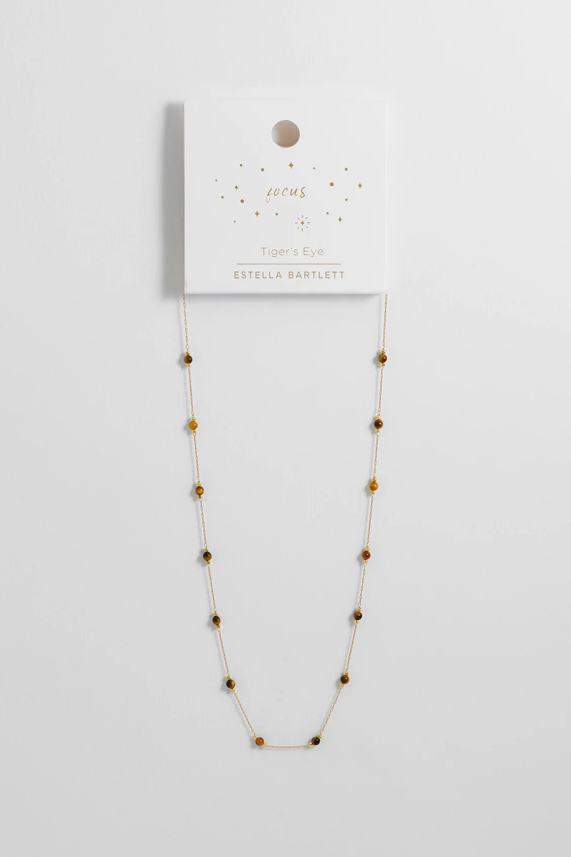 Wellness Tigers Eye Gemstone Bead Necklace - Image 6