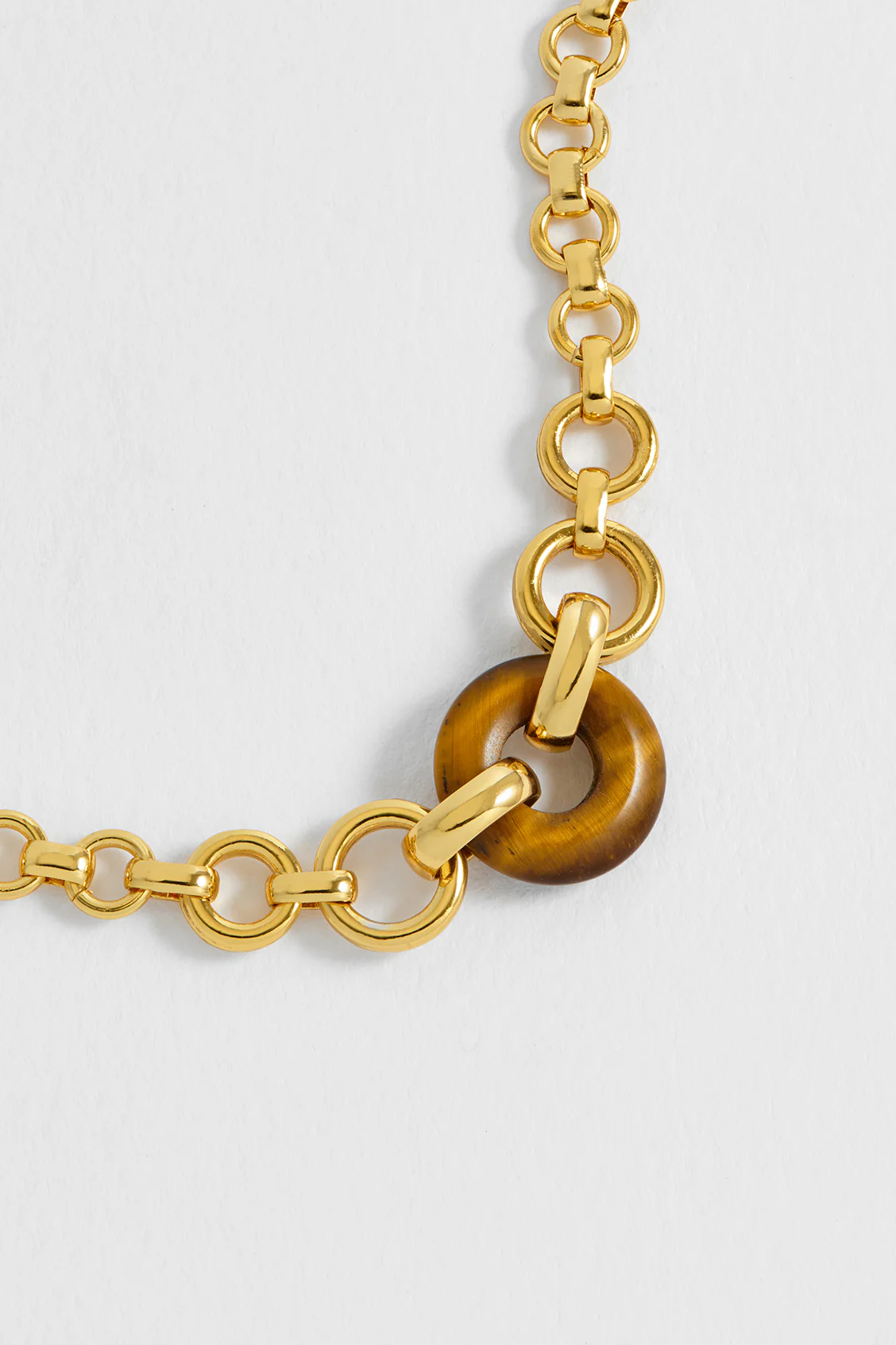Tigers Eye Graduated Link T-Bar Bracelet - Image 5