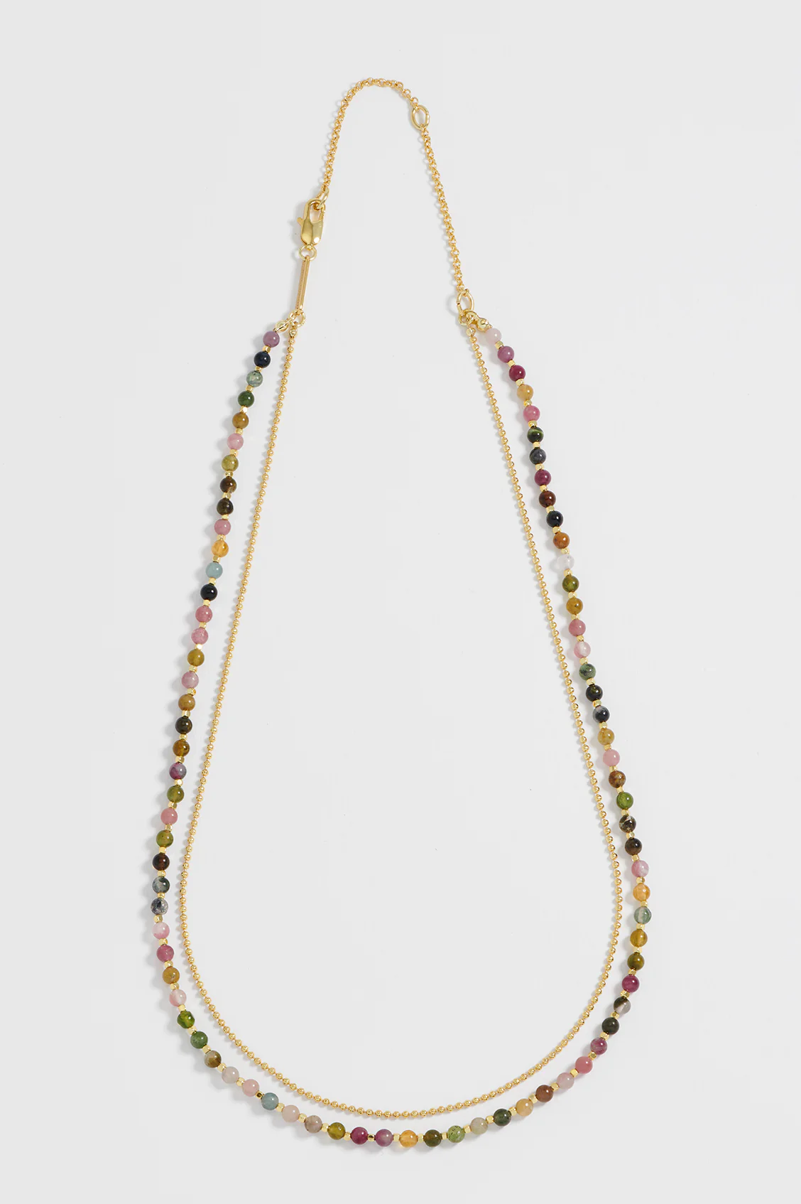Gemstone Duo Necklace - Image 4