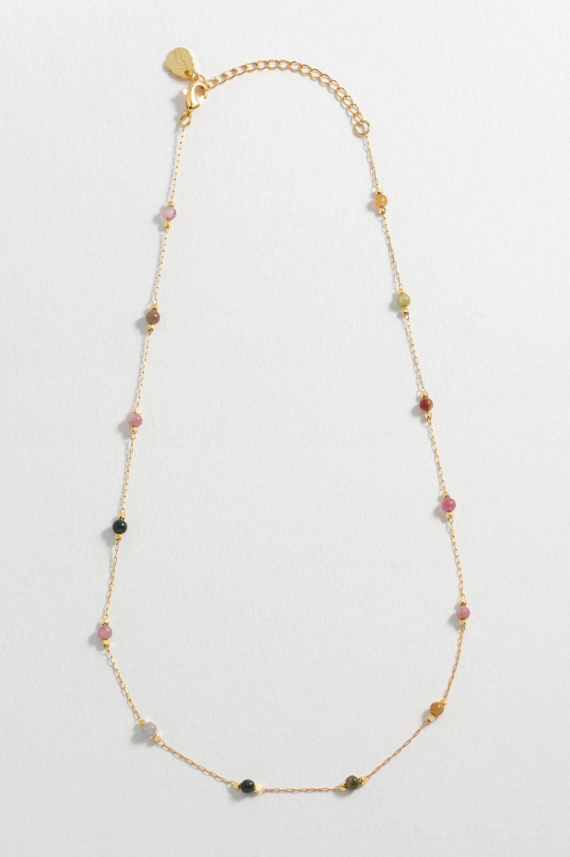 Wellness Tourmaline Gemstone Bead Necklace - Image 5