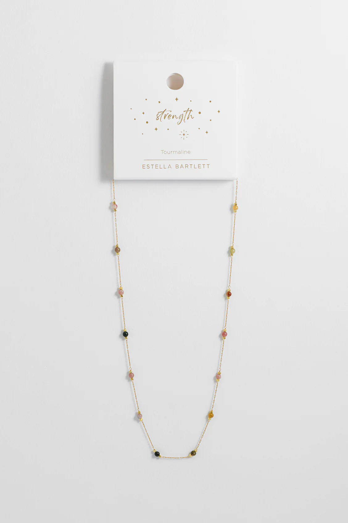 Wellness Tourmaline Gemstone Bead Necklace - Image 6