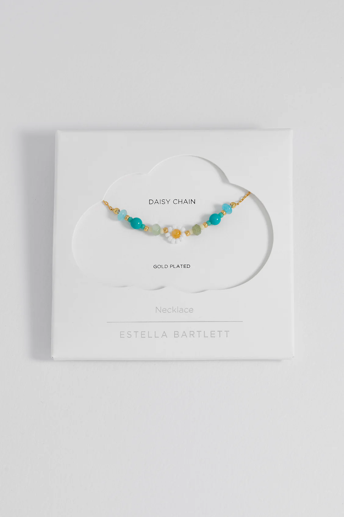 Turquoise Beaded Flower Necklace