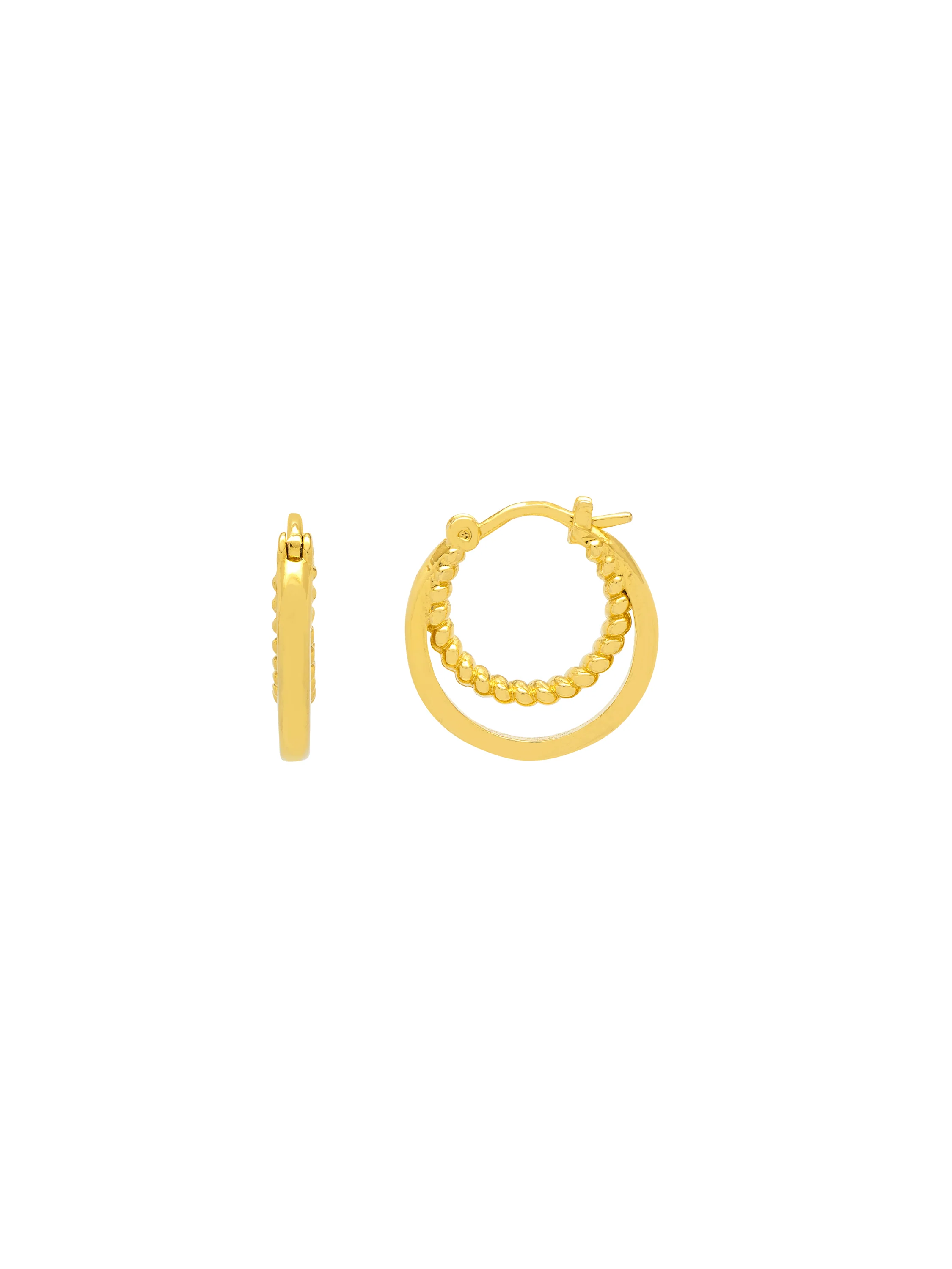 Twisted Double Hoops - Image 3