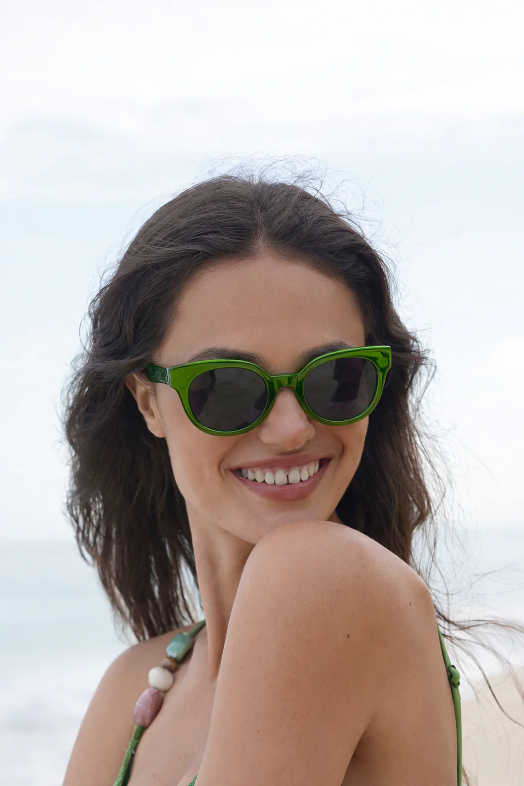 Green Seoul Women’s Sunglasses - Image 2