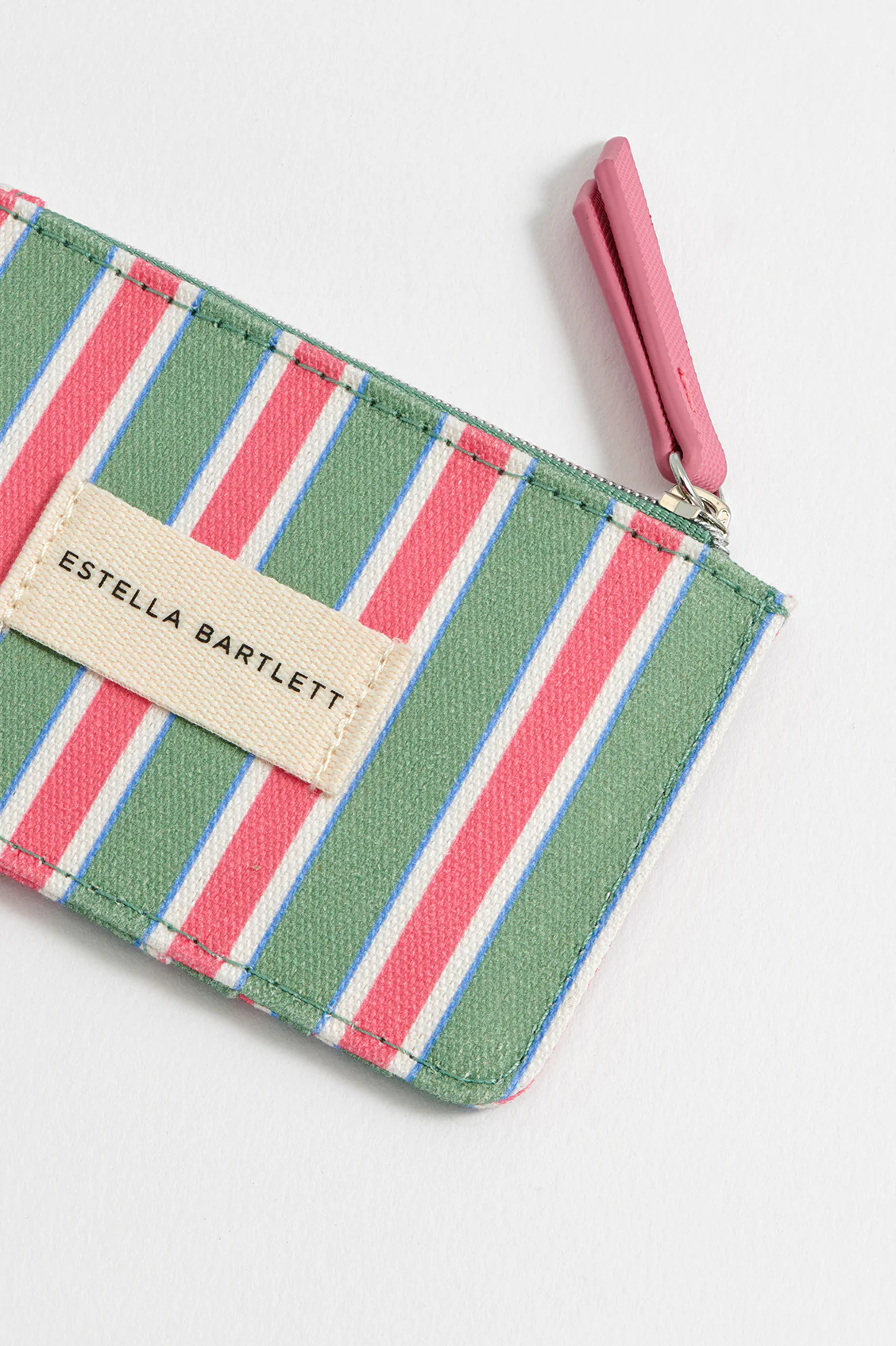 Green Stripe Card Purse - Image 4
