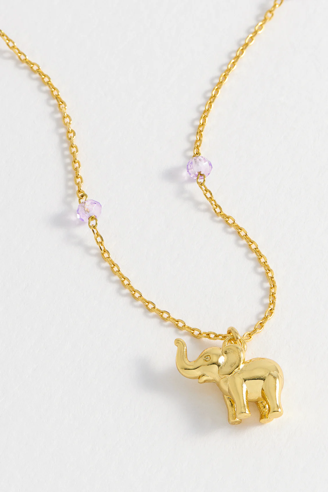 Lilac Elephant Necklace - Image 2