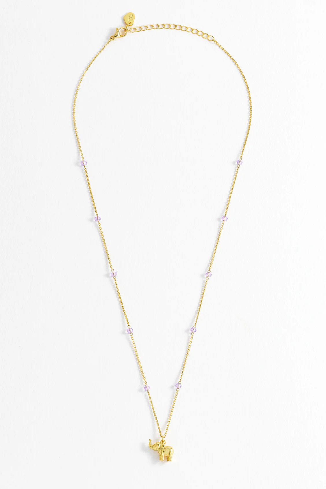 Lilac Elephant Necklace - Image 4