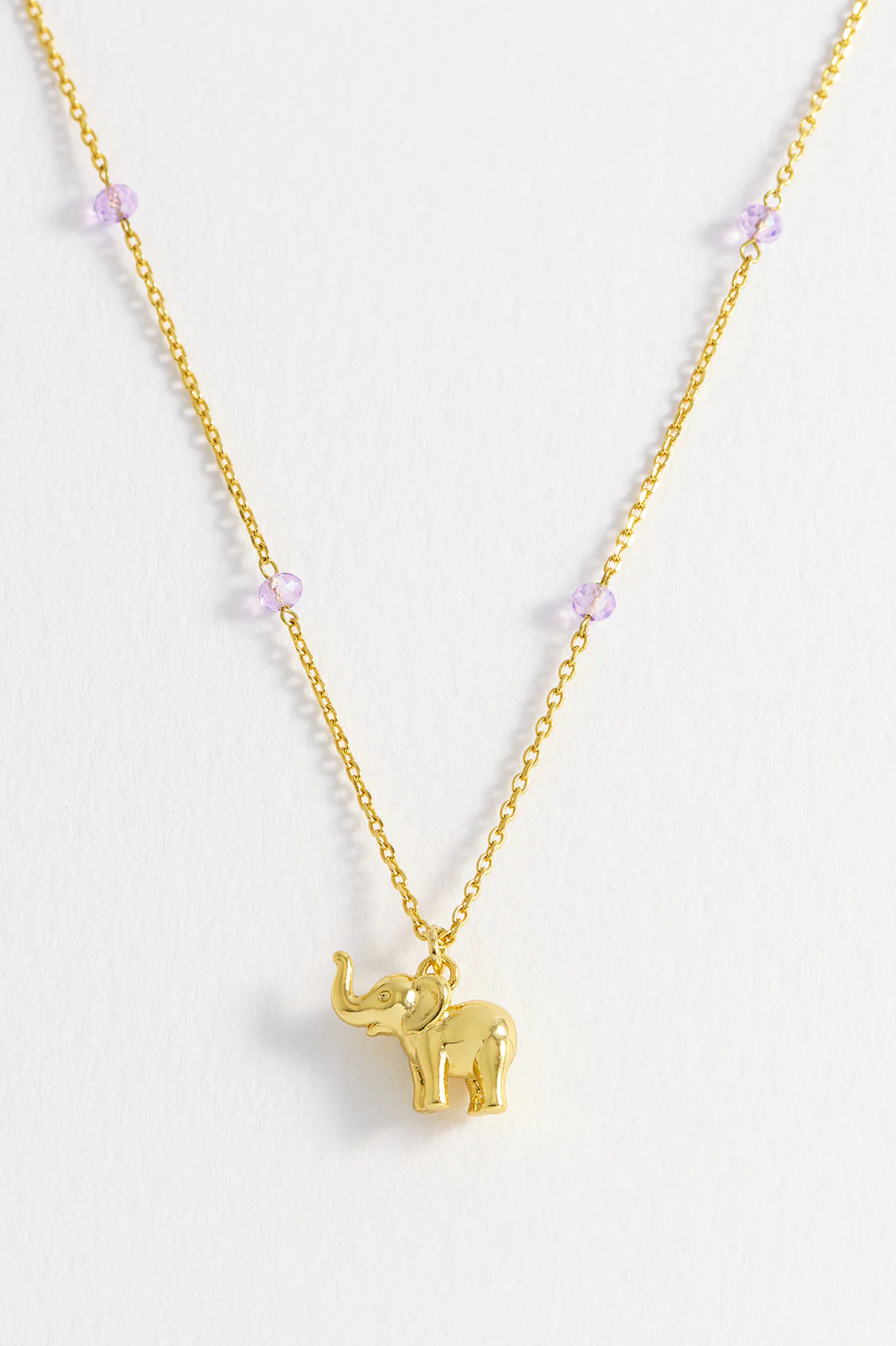 Lilac Elephant Necklace - Image 5