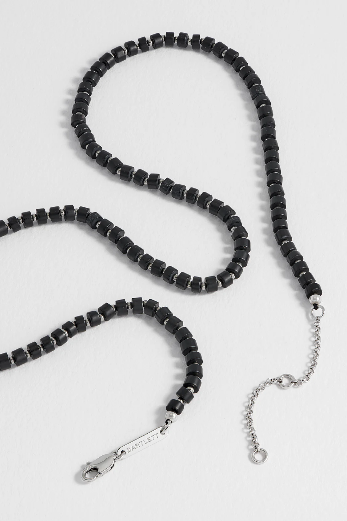 Men's Gemstone Rondelle Necklace - Image 4