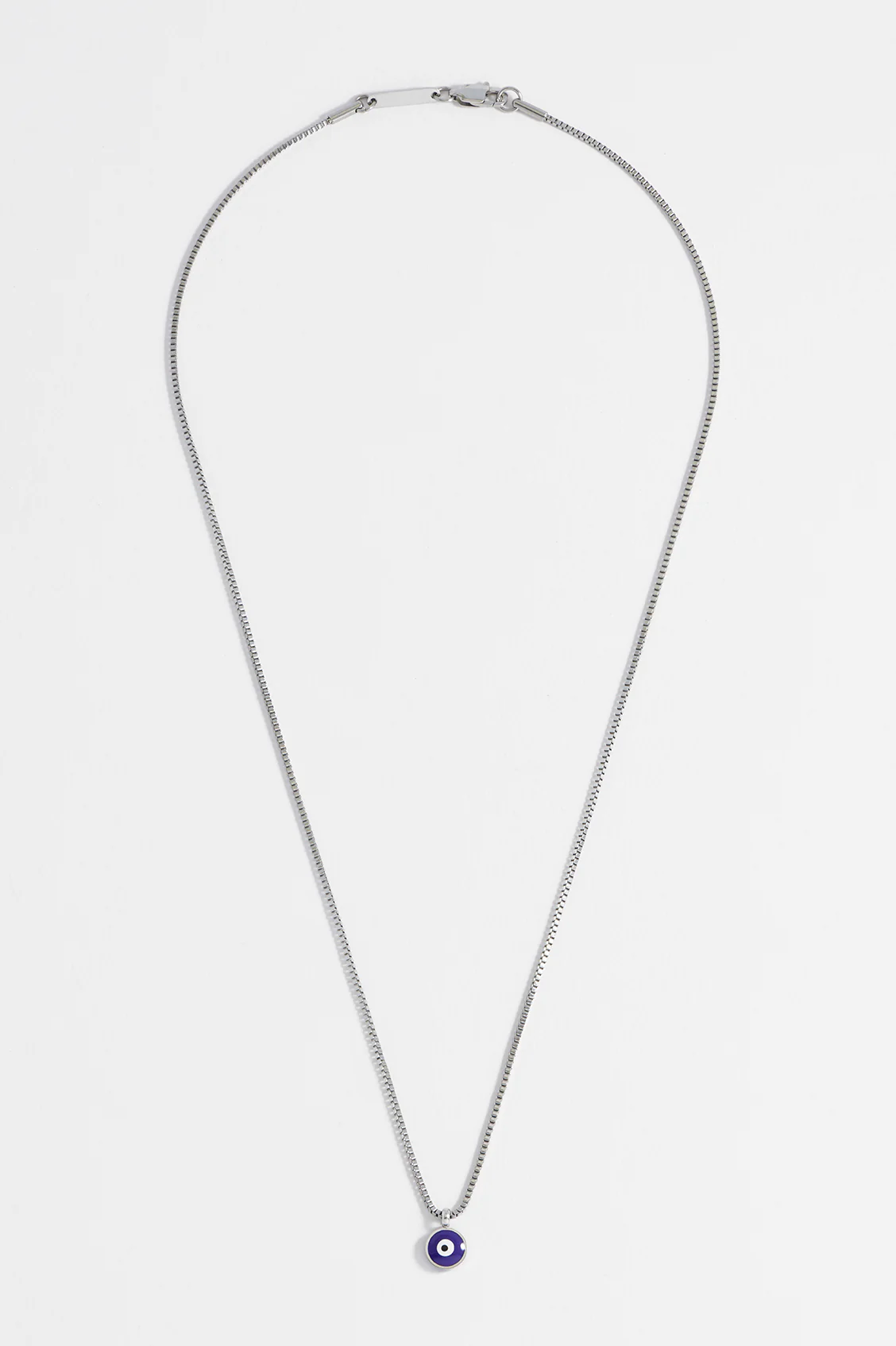 Men's Enamel Evil Eye Necklace - Image 6