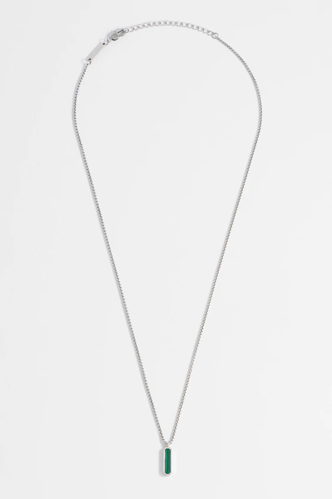 Men's Gemstone Tag Pendant Necklace - Image 7