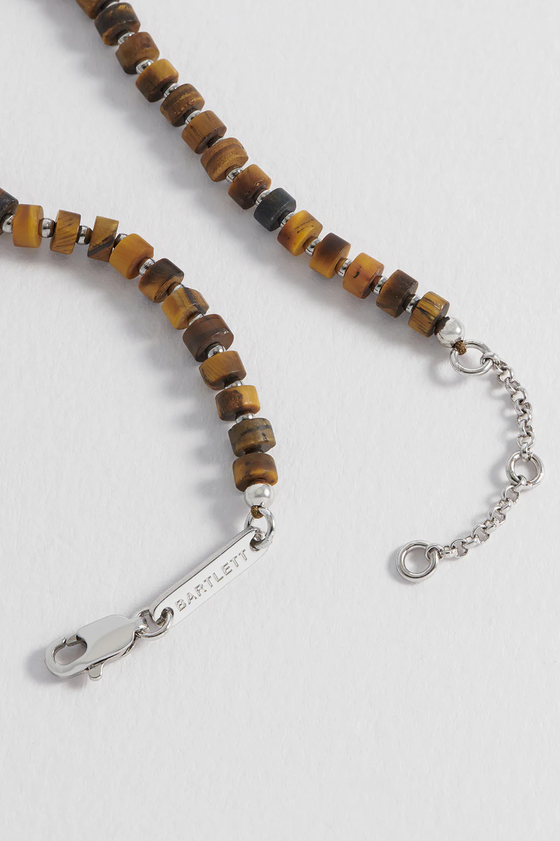 Men's Gemstone Rondelle Bracelet - Image 4