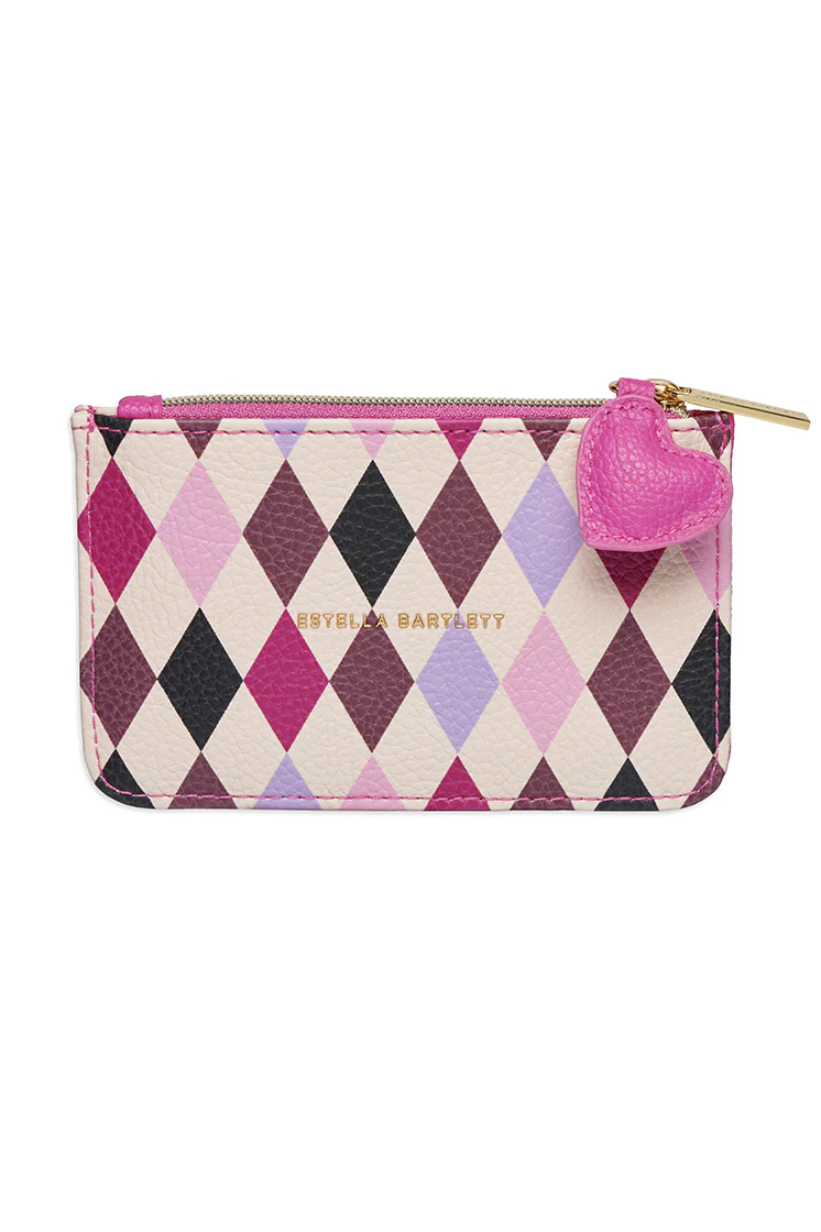 Harlequin Print Card Purse - Image 3