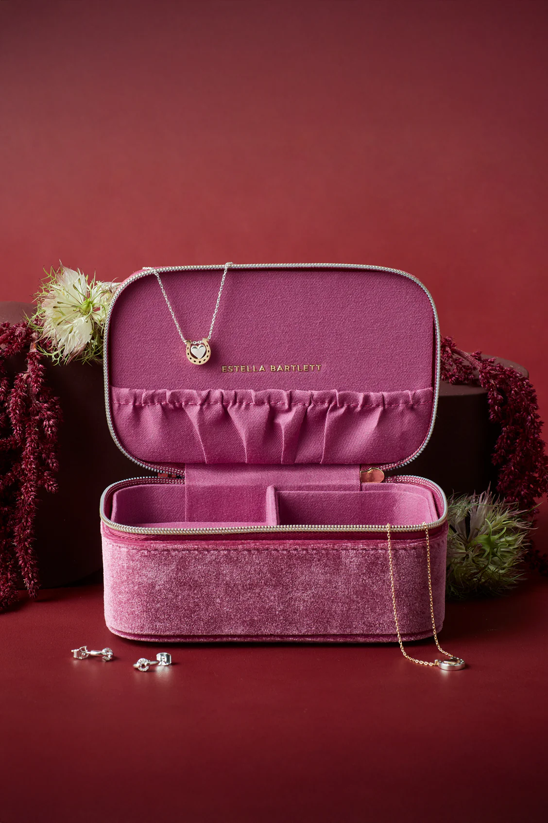 Quilted Lid Mini Jewellery Box - Image 4