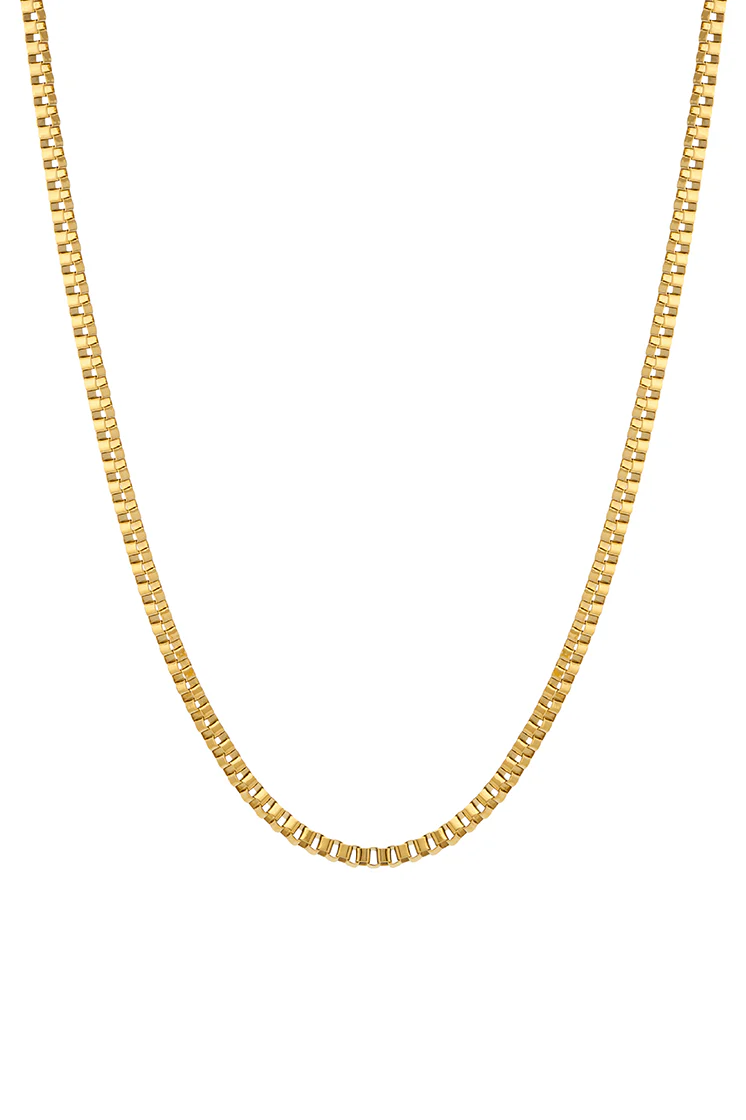 Men's Box Chain Necklace - Image 3