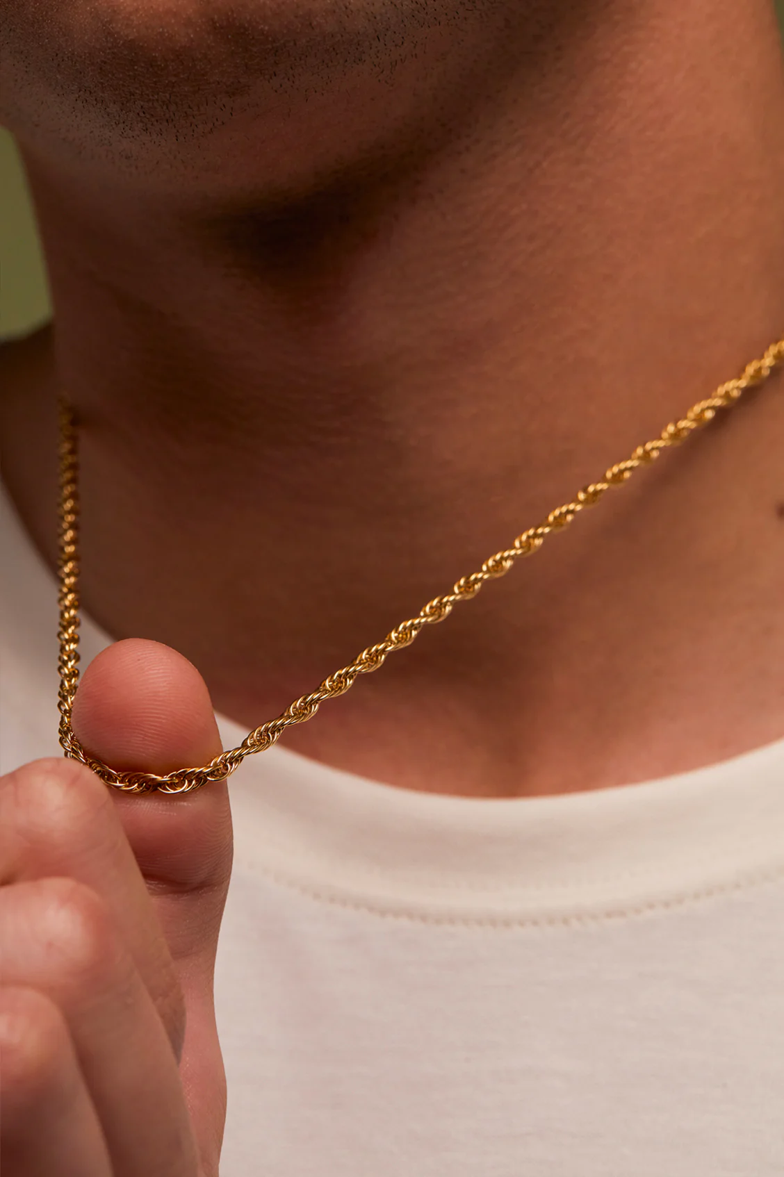 Men's Rope Chain Necklace - Image 5