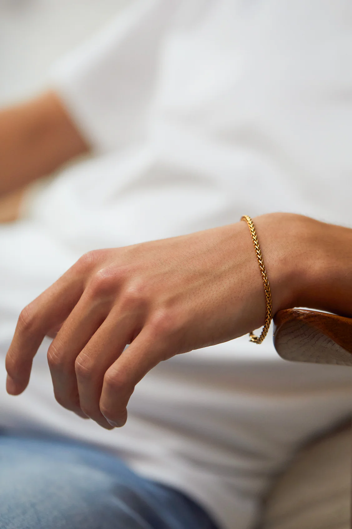 Men's Spiga Chain Bracelet - Image 2